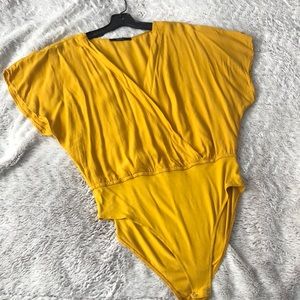 Perfect condition - mustard body suit